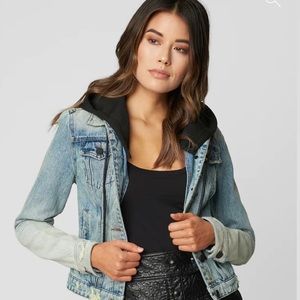 Blank NYC hooded denim jacket
